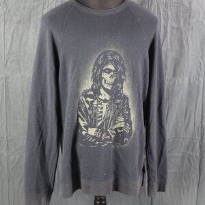 Skateboard Shirt - Obey Punk Skeleton Graphic - Men's 2XL
